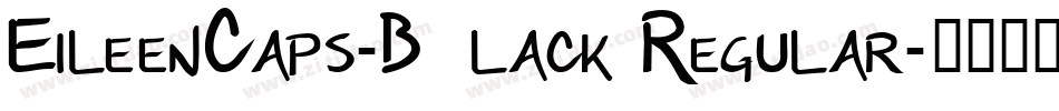 EileenCaps-Black Regular字体转换